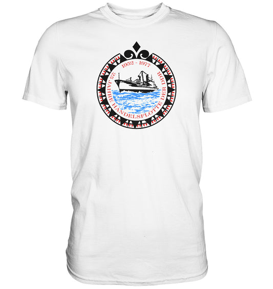 DDR Ostalgie Shirt Unisex • 25 JAHRE HANDELSFLOTTE DER DDR - hell