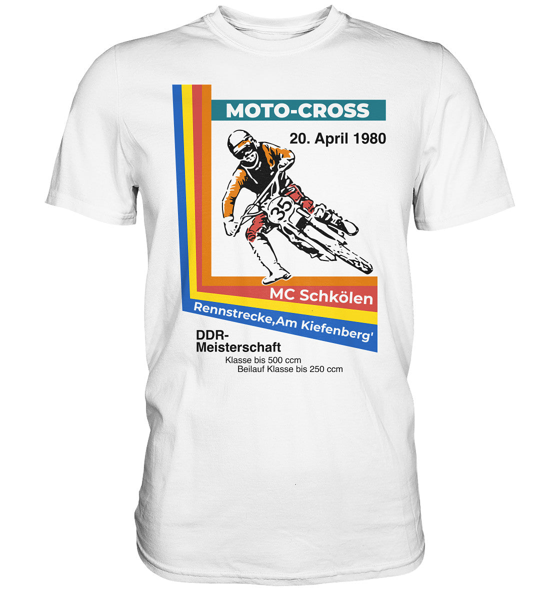 DDR Ostalgie Shirt Unisex • DDR MOTOCROSS MEISTERSCHAFT 1980