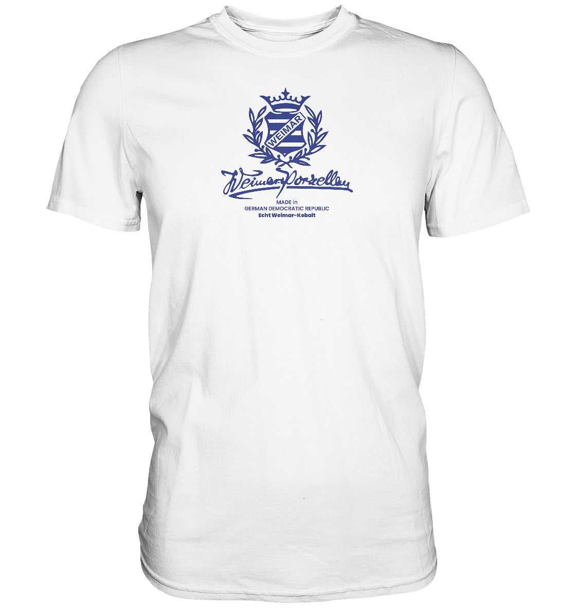 DDR Ostalgie Shirt Unisex • WEIMAR-PORZELLAN BLANKENHAIN