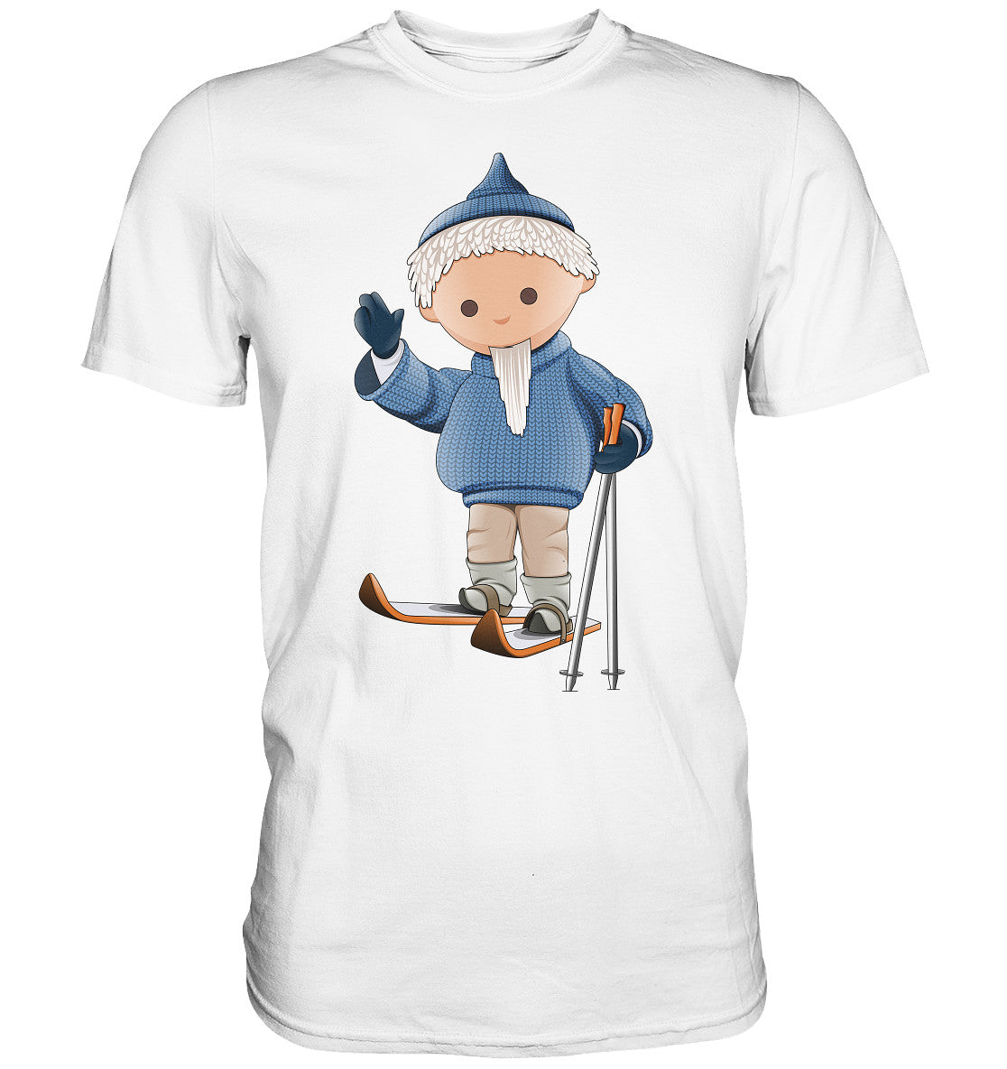 DDR Ostalgie Shirt Unisex • UNSER SANDMÄNNCHEN - AUF SKIERN (PU 422)