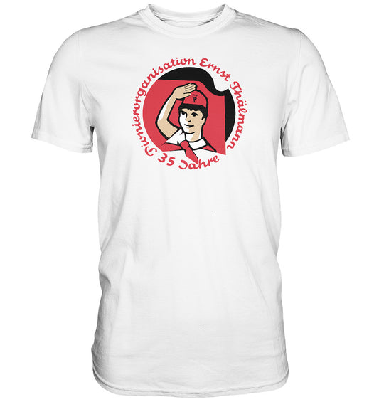 DDR Ostalgie Shirt Unisex • 35 JAHRE PIONIERORGANISATION ERNST THÄLMANN