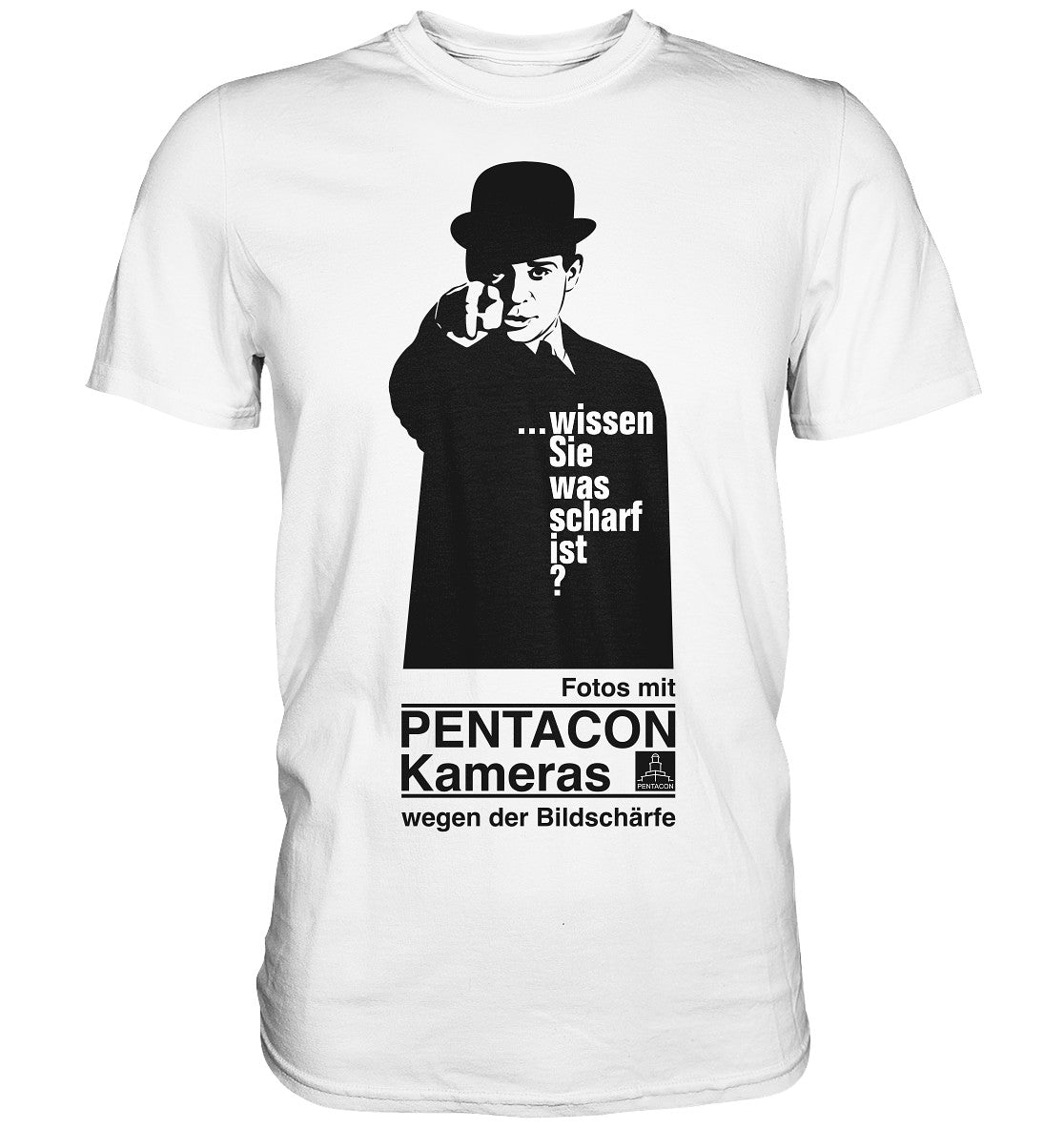 DDR Ostalgie Shirt Unisex • PENTACON - WISSEN SIE WAS SCHARF IST