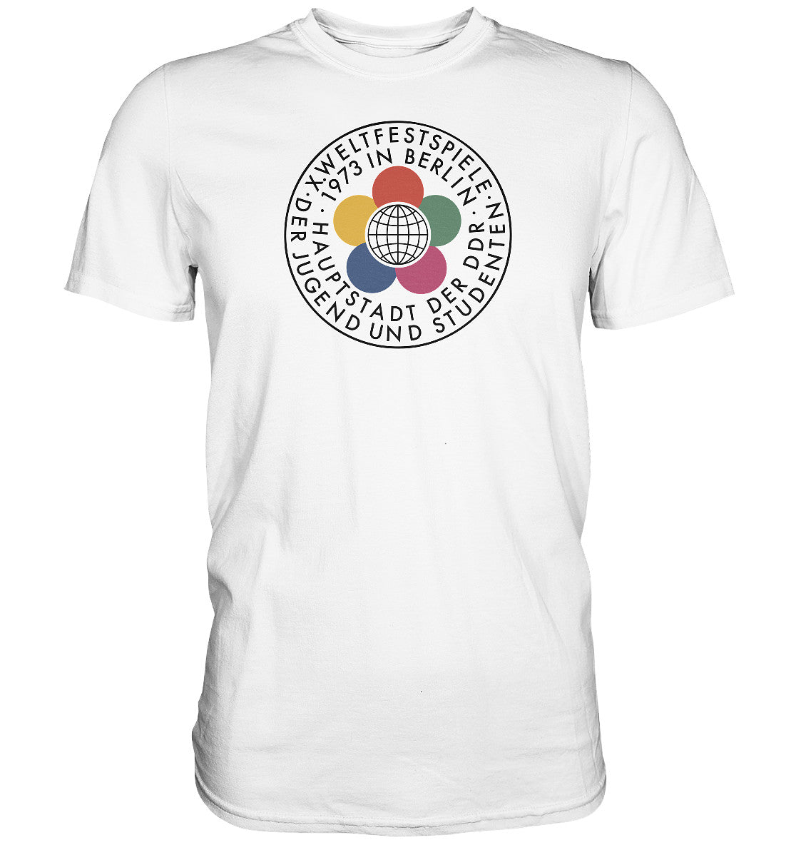 DDR Ostalgie Shirt Unisex •  WELTFESTSPIELE 1973 - hell