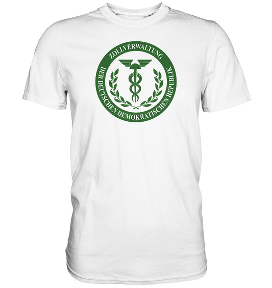 DDR Ostalgie Shirt Unisex • ZOLLVERWALTUNG DER DDR