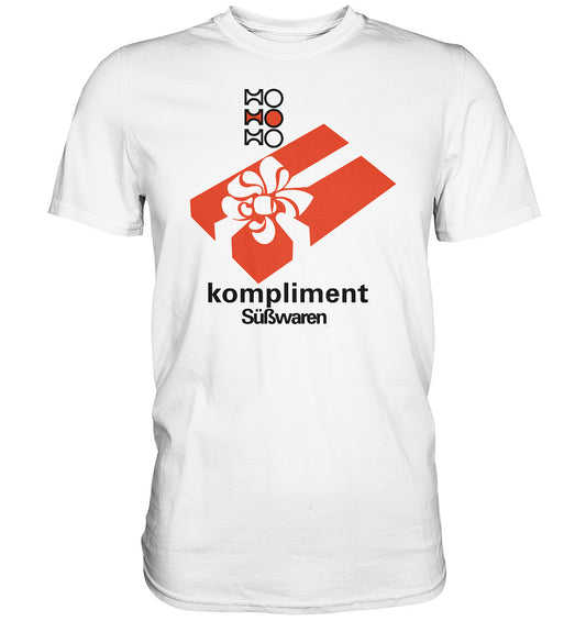 DDR Ostalgie Shirt Unisex • HO KOMPLIMENT SÜSSWAREN