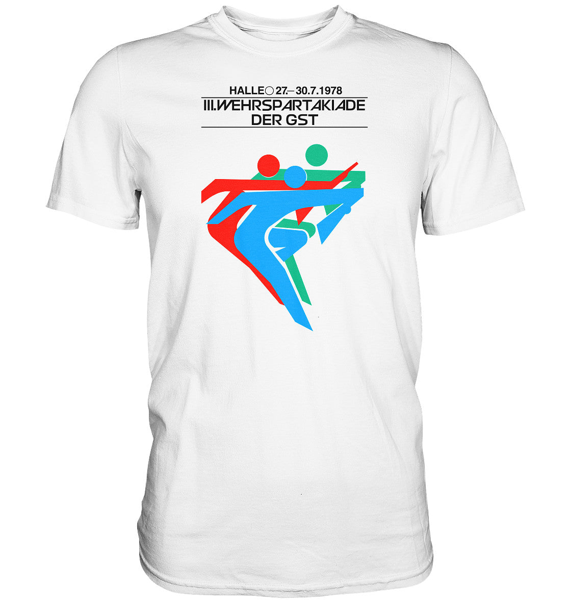DDR Ostalgie Shirt Unisex • GST WEHRSPARTAKIADE 1978