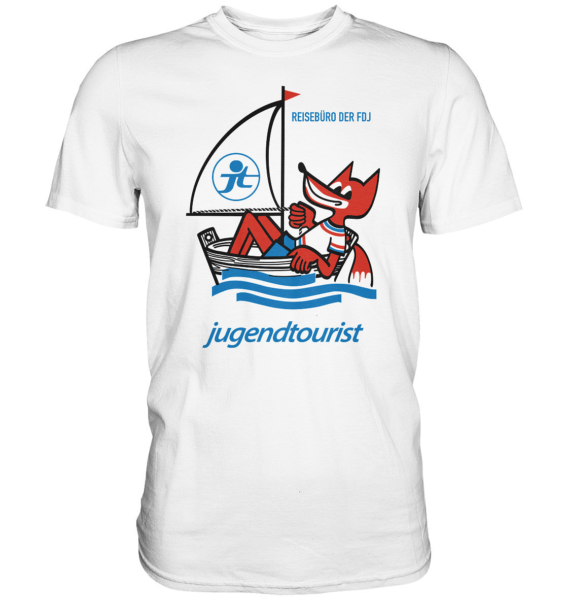 DDR Ostalgie Shirt Unisex • FDJ JUGENDTOURIST