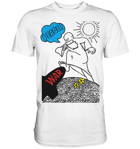 DDR Ostalgie Shirt Unisex • PEACE & WAR (ORIGINAL DDR-PLAKAT)