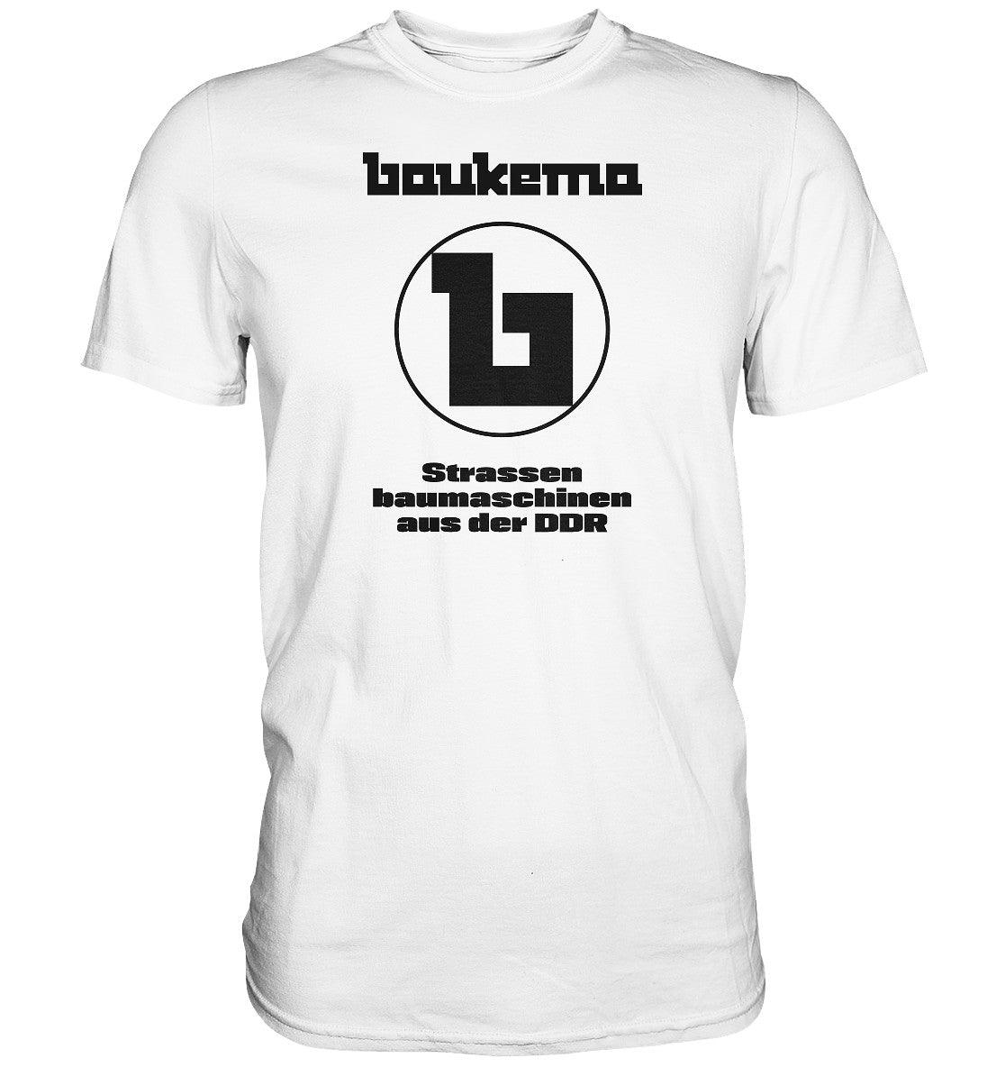 DDR Ostalgie Shirt Unisex • BAUKEMA STRASSENBAUMASCHINEN - hell