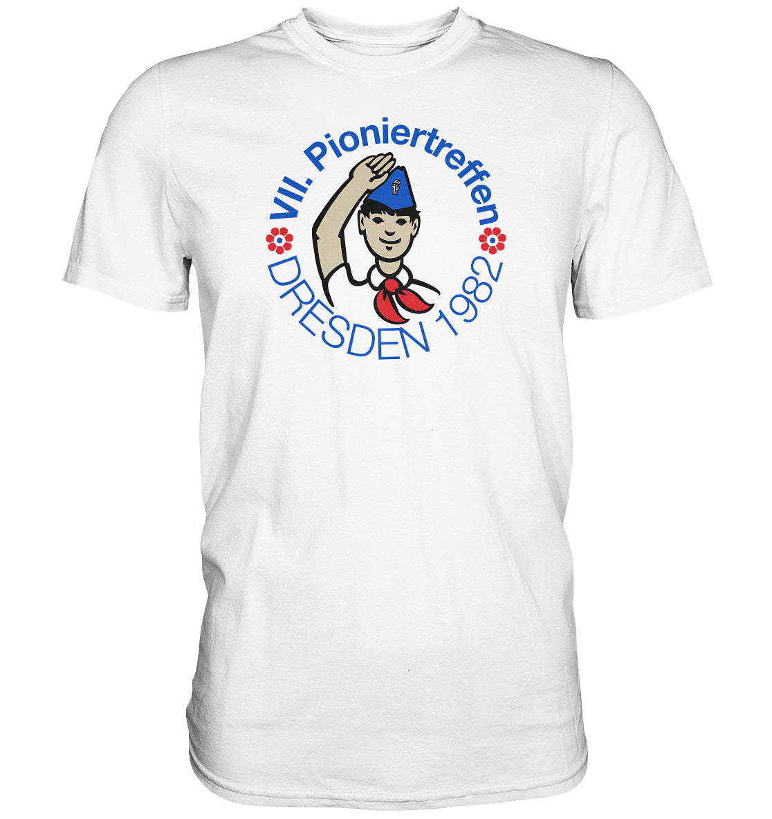 DDR Ostalgie Shirt Unisex • PIONIERTREFFEN - DRESDEN 1982