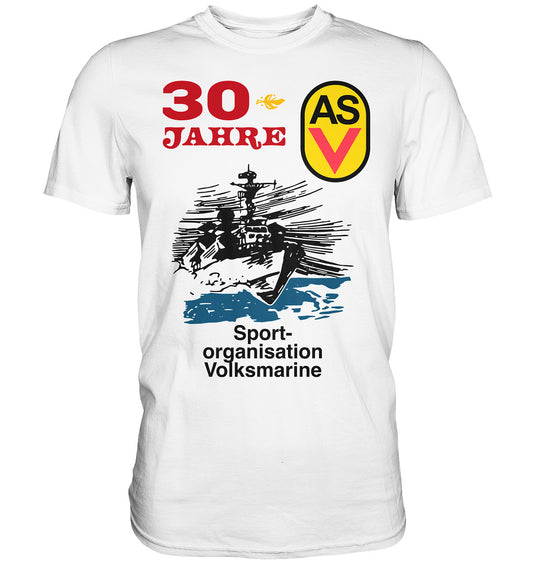DDR Ostalgie Shirt Unisex • ASV - SPORTORGANISATION VOLKSMARINE