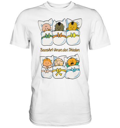 DDR Ostalgie Shirt Unisex • BEWAHRT IHNEN DEN FRIEDEN (DDR ORIGINAL-PLAKAT)