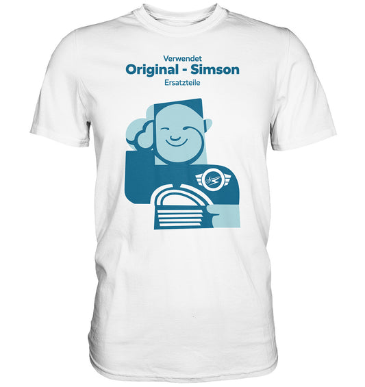 DDR Ostalgie Shirt Unisex • WERKSTATT-WERBUNG SIMSON-ERSATZTEILE