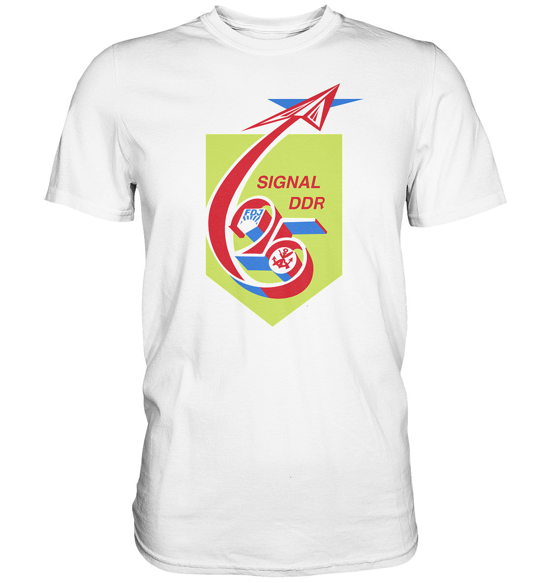 DDR Ostalgie Shirt Unisex • SIGNAL DDR 25 - FDJ, GST 1974