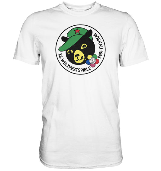 DDR Ostalgie Shirt Unisex • WELTFESTSPIELE, MOSKAU 1985