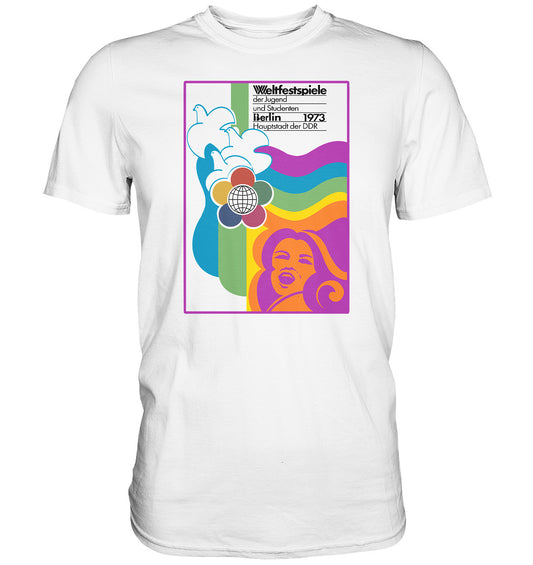 DDR Ostalgie Shirt Unisex • WELTFESTSPIELE BERLIN, DDR 1973