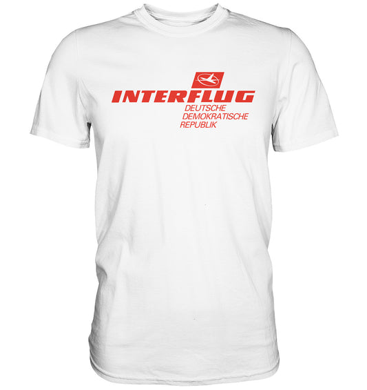 DDR Ostalgie Shirt Unisex • INTERFLUG - hell