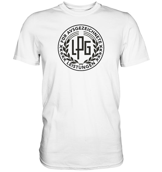 DDR Ostalgie Shirt Unisex • LPG - ORDEN FÜR AUSGEZEICHNETE LEISTUNGEN - hell