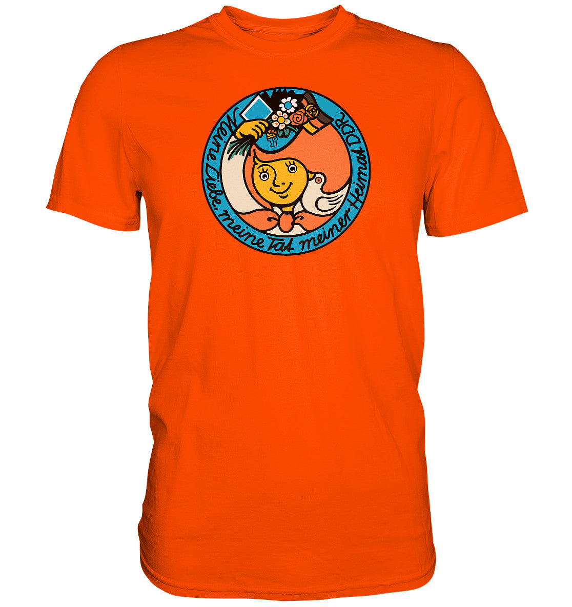DDR Ostalgie Shirt Unisex • JUNGE PIONIERE - MEINE LIEBE MEINER HEIMAT