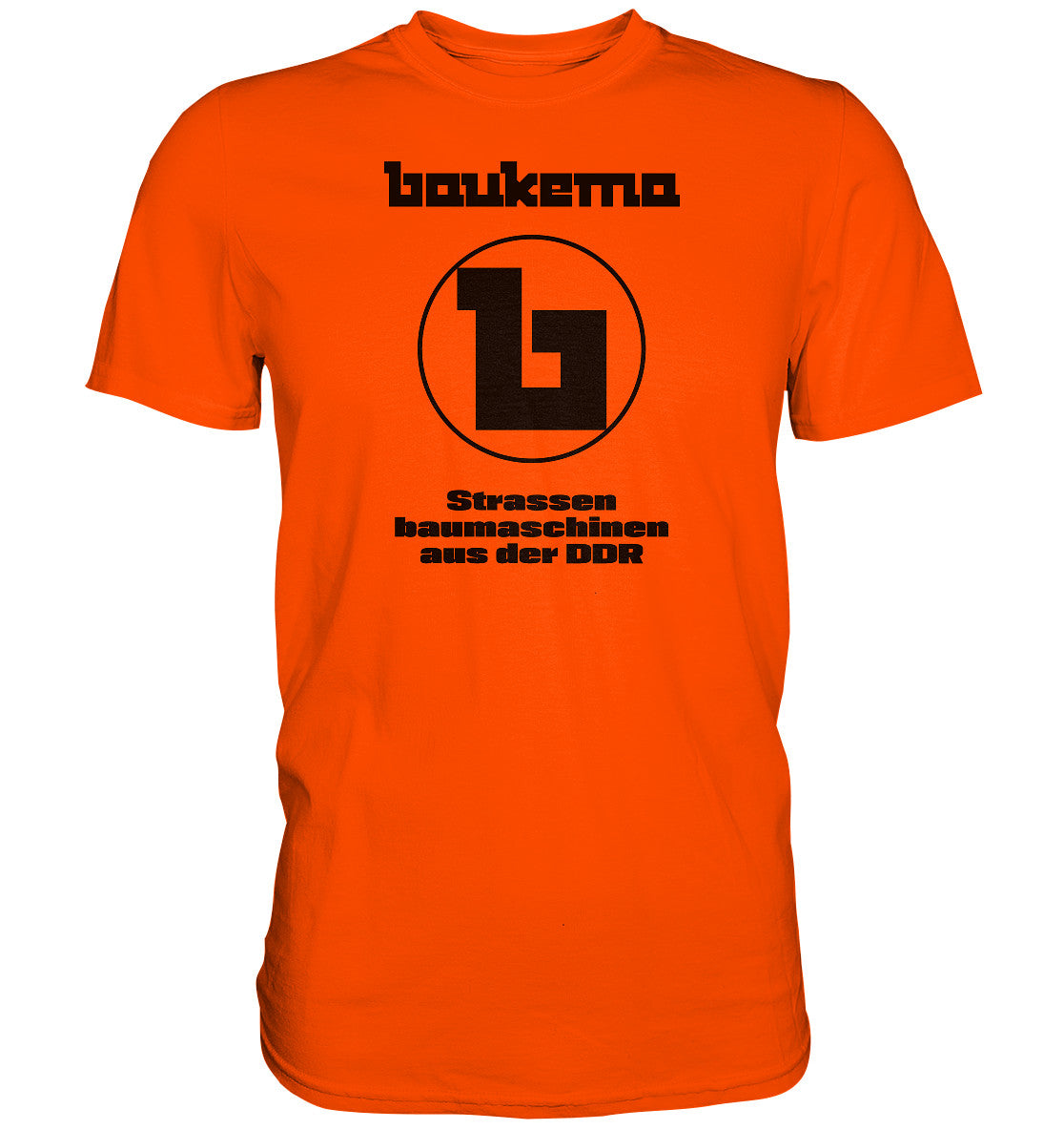 DDR Ostalgie Shirt Unisex • BAUKEMA STRASSENBAUMASCHINEN - hell