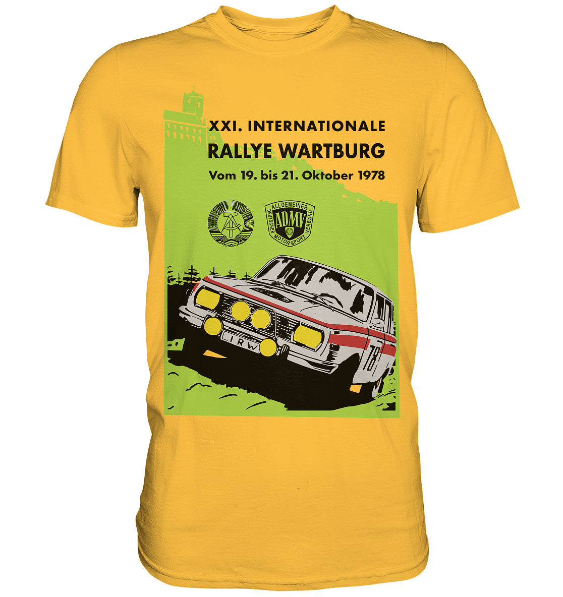 PREMIUM SHIRT UNISEX • INTERNATIONALE RALLYE WARTBURG - 1978