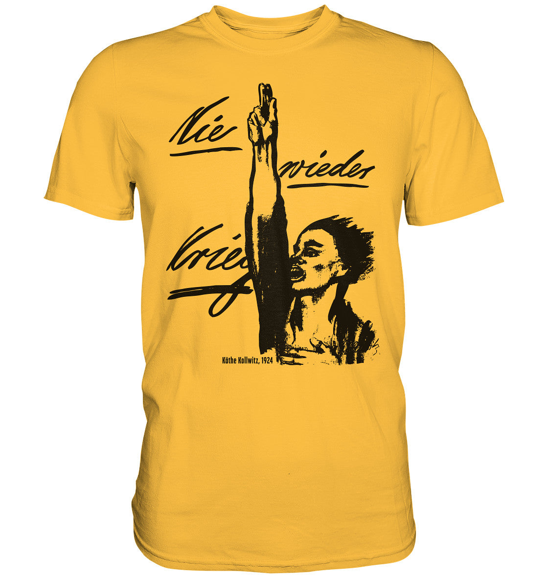 DDR Ostalgie Shirt Unisex • NIE WIEDER KRIEG - KÄTHE KOLLWITZ