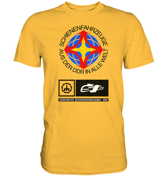 DDR Ostalgie Shirt Unisex • VEREINIGTER SCHIENENFAHRZEUGBAU DDR