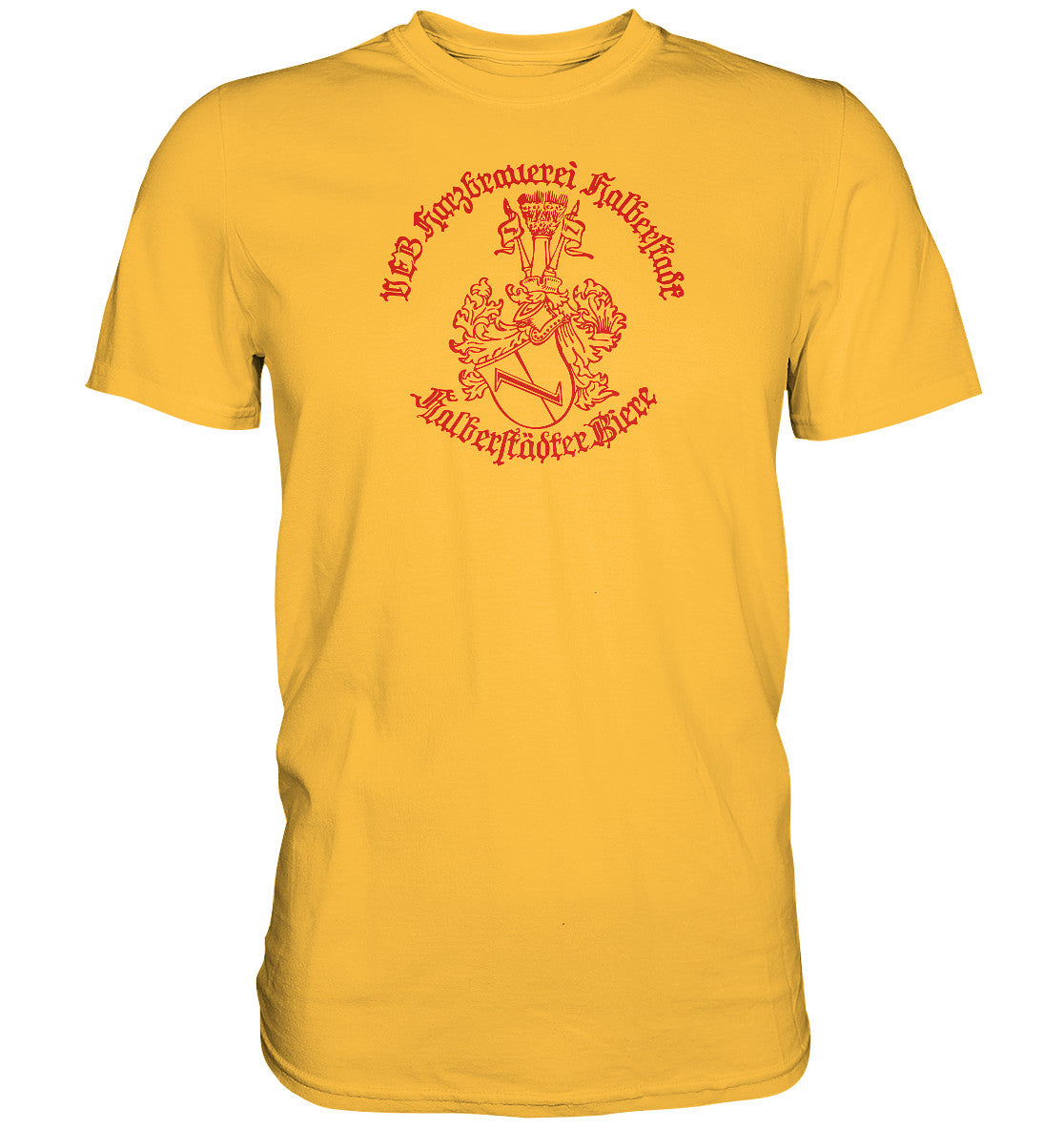 DDR Ostalgie Shirt Unisex • HALBERSTÄDTER BIERE