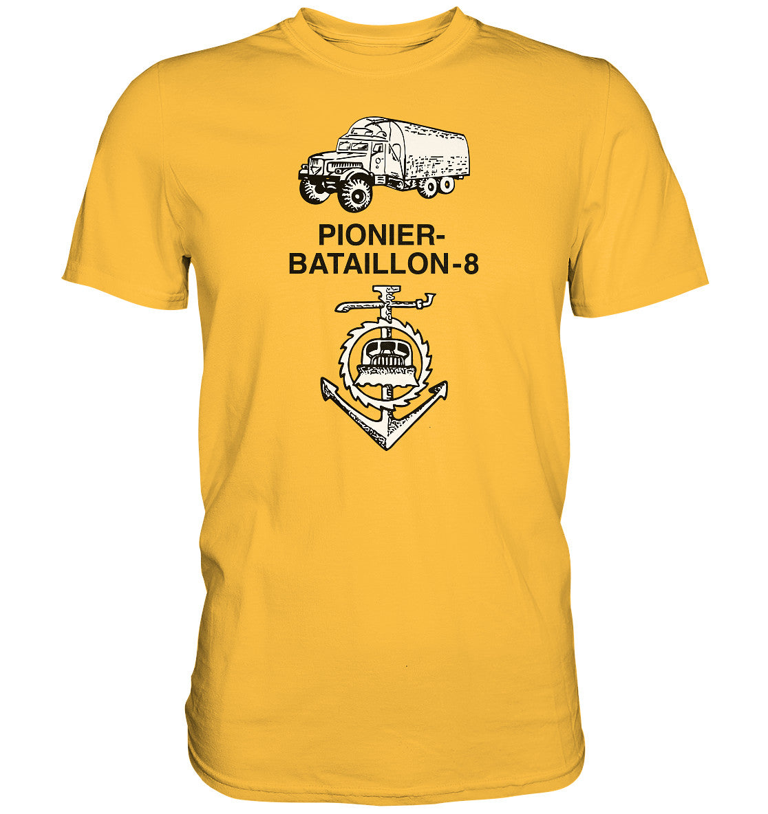 DDR Ostalgie Shirt Unisex • NVA PIONIERBATAILLON 8