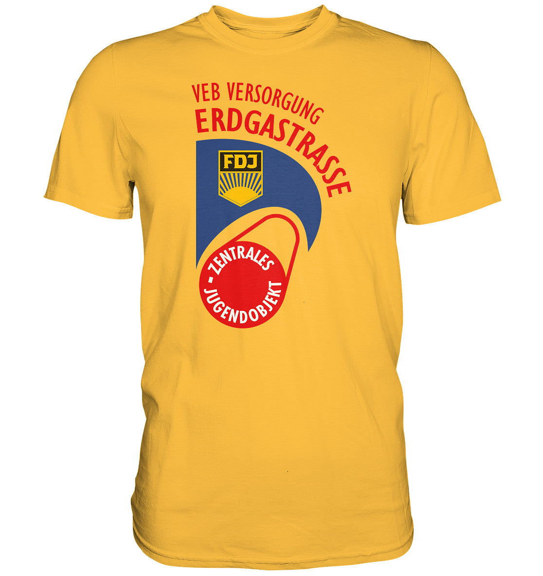 DDR Ostalgie Shirt Unisex • VEB VERSORGUNG ERDGASTRASSE