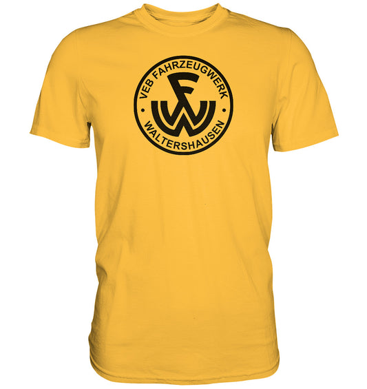 DDR Ostalgie Shirt Unisex • VEB FAHRZEUGWERK WALTERSHAUSEN - hell