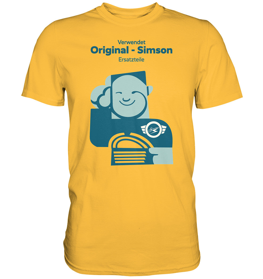 DDR Ostalgie Shirt Unisex • WERKSTATT-WERBUNG SIMSON-ERSATZTEILE