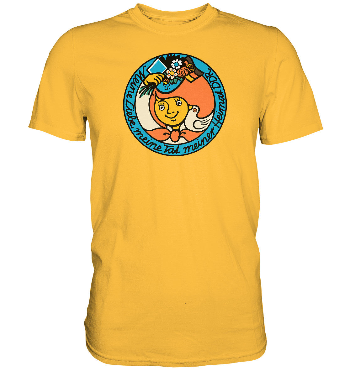 DDR Ostalgie Shirt Unisex • JUNGE PIONIERE - MEINE LIEBE MEINER HEIMAT