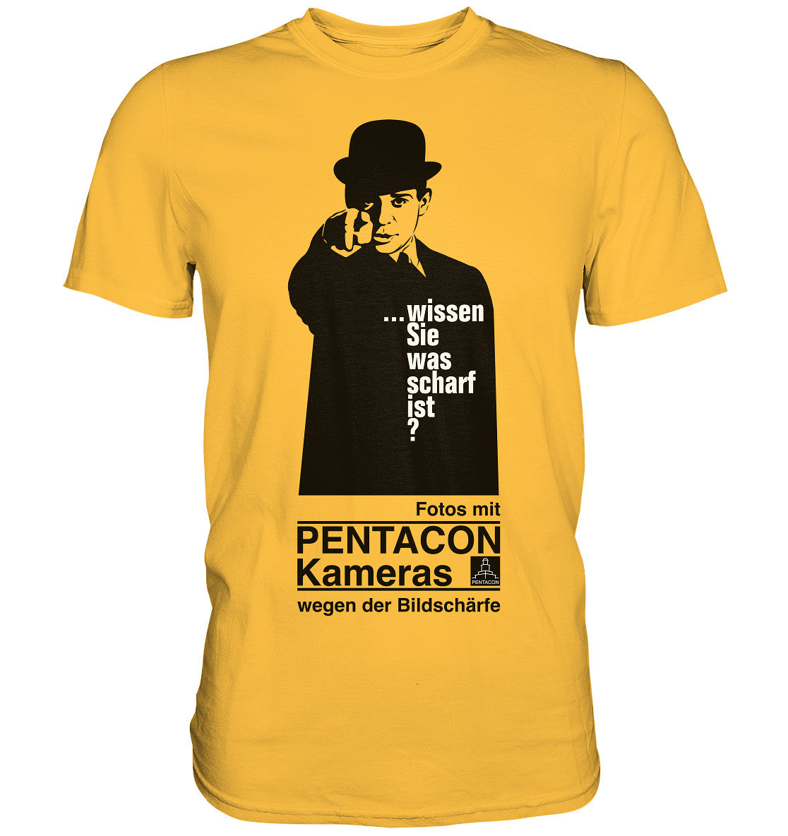 DDR Ostalgie Shirt Unisex • PENTACON - WISSEN SIE WAS SCHARF IST