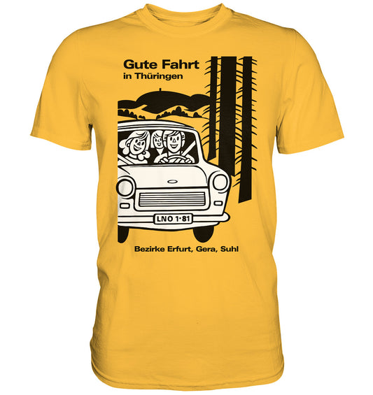 DDR Ostalgie Shirt Unisex • GUTE FAHRT IN THÜRINGEN