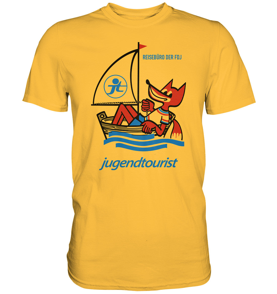 DDR Ostalgie Shirt Unisex • FDJ JUGENDTOURIST