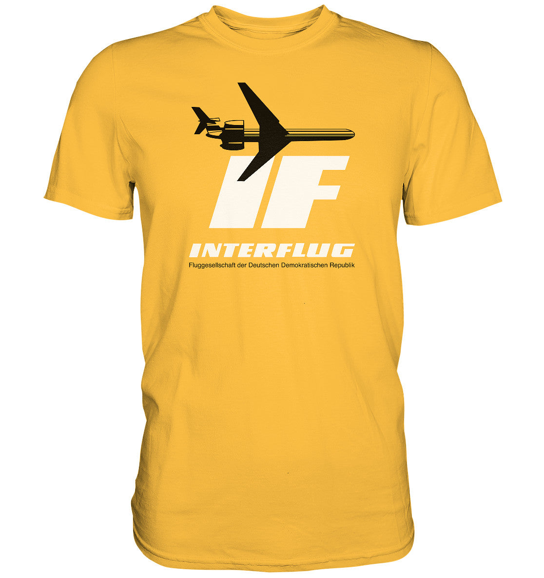 DDR Ostalgie Shirt Unisex • IF - INTERFLUG DDR - ORIGINAL WERBUNG