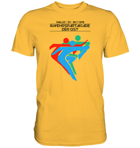 DDR Ostalgie Shirt Unisex • GST WEHRSPARTAKIADE 1978