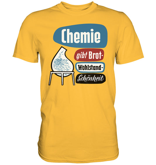 DDR Ostalgie Shirt Unisex • CHEMIE GIBT BROT - LEUNA-WERKE