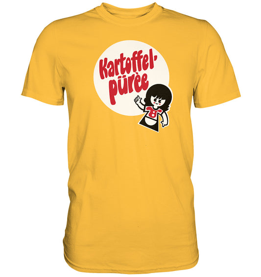 DDR Ostalgie Shirt Unisex • KARTOFFELPÜREE - VEB KARTOFFELVEREDLUNGSWERK HAGENOW