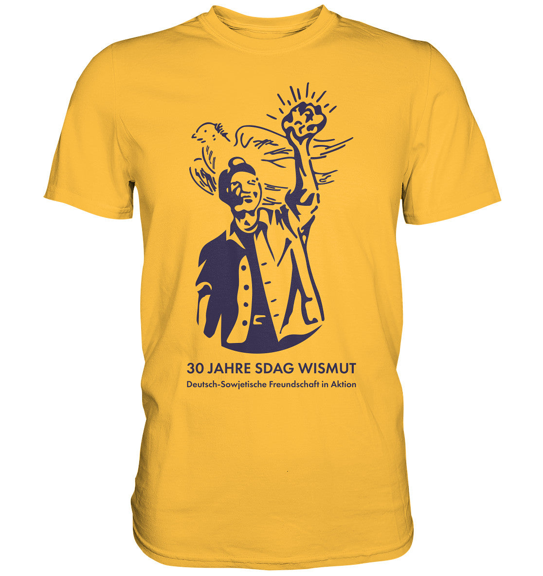 DDR Ostalgie Shirt Unisex • 30 JAHRE SDAG WISMUT