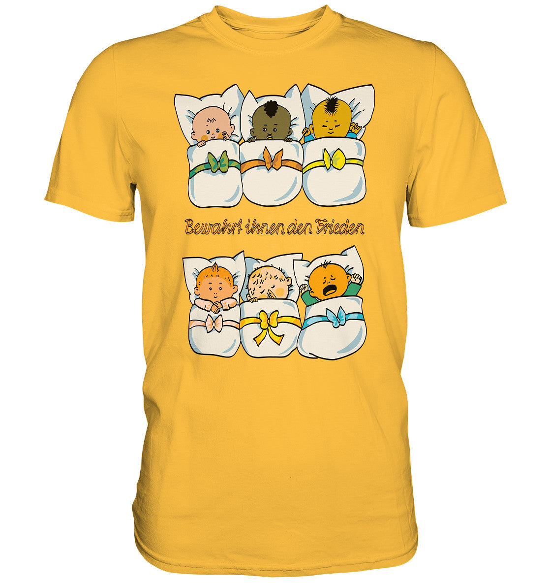 DDR Ostalgie Shirt Unisex • BEWAHRT IHNEN DEN FRIEDEN (DDR ORIGINAL-PLAKAT)