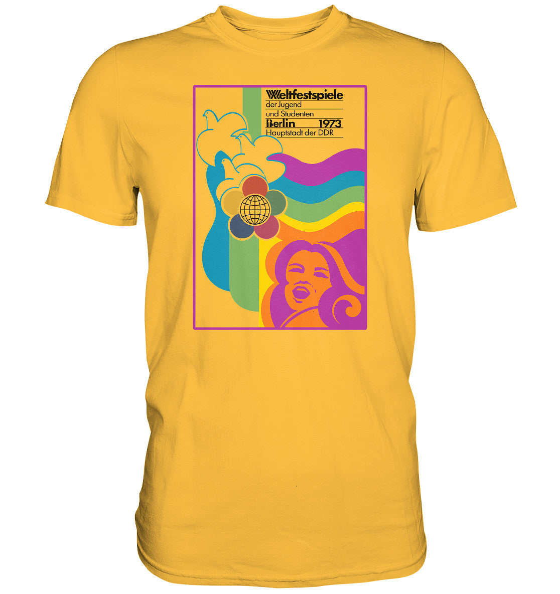 DDR Ostalgie Shirt Unisex • WELTFESTSPIELE BERLIN, DDR 1973