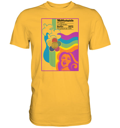 DDR Ostalgie Shirt Unisex • WELTFESTSPIELE BERLIN, DDR 1973