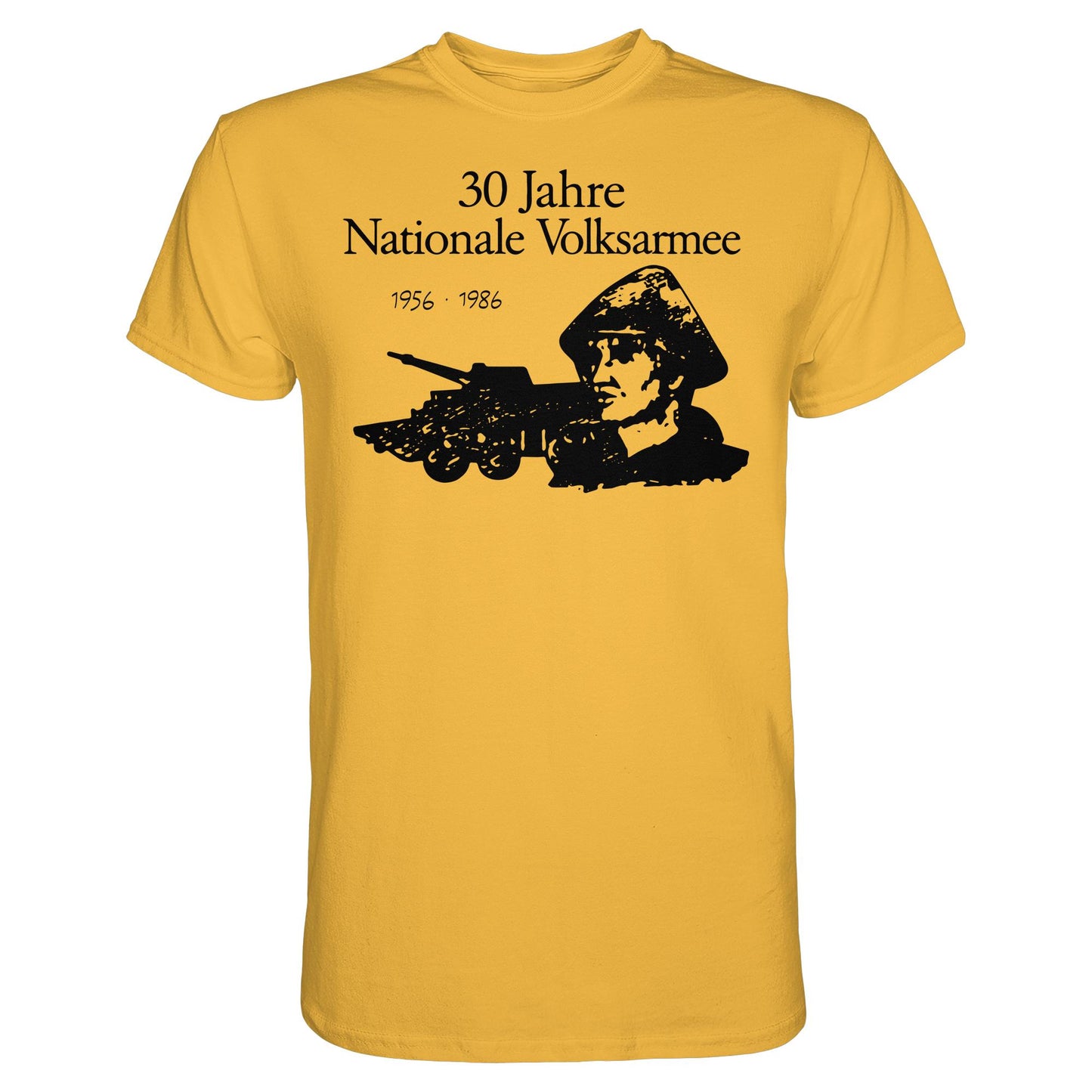 DDR Ostalgie Shirt Unisex • 30 JAHRE NATIONALE VOLKSARMEE (ORIGINAL BRIEFMARKE)