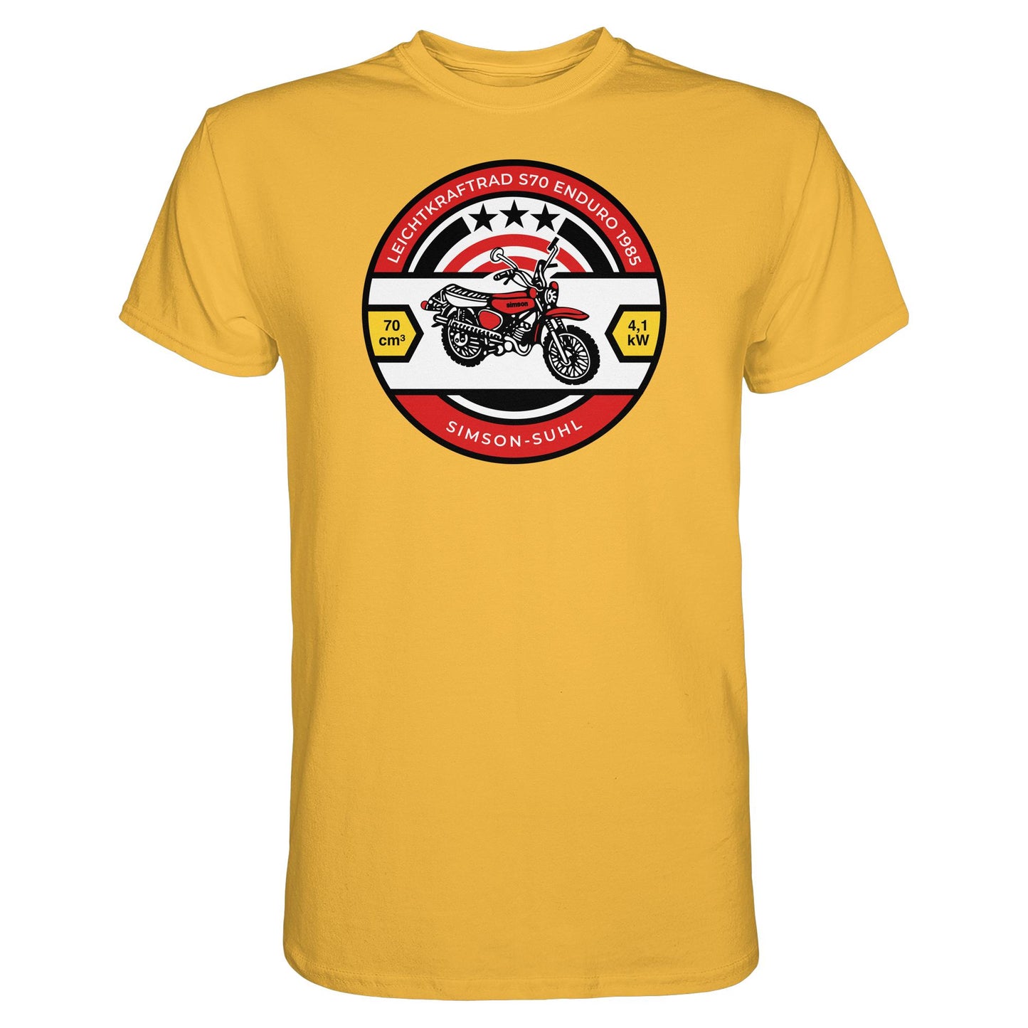 DDR Ostalgie Shirt Unisex • SIMSON S70 - ORIGINAL BIERDECKEL