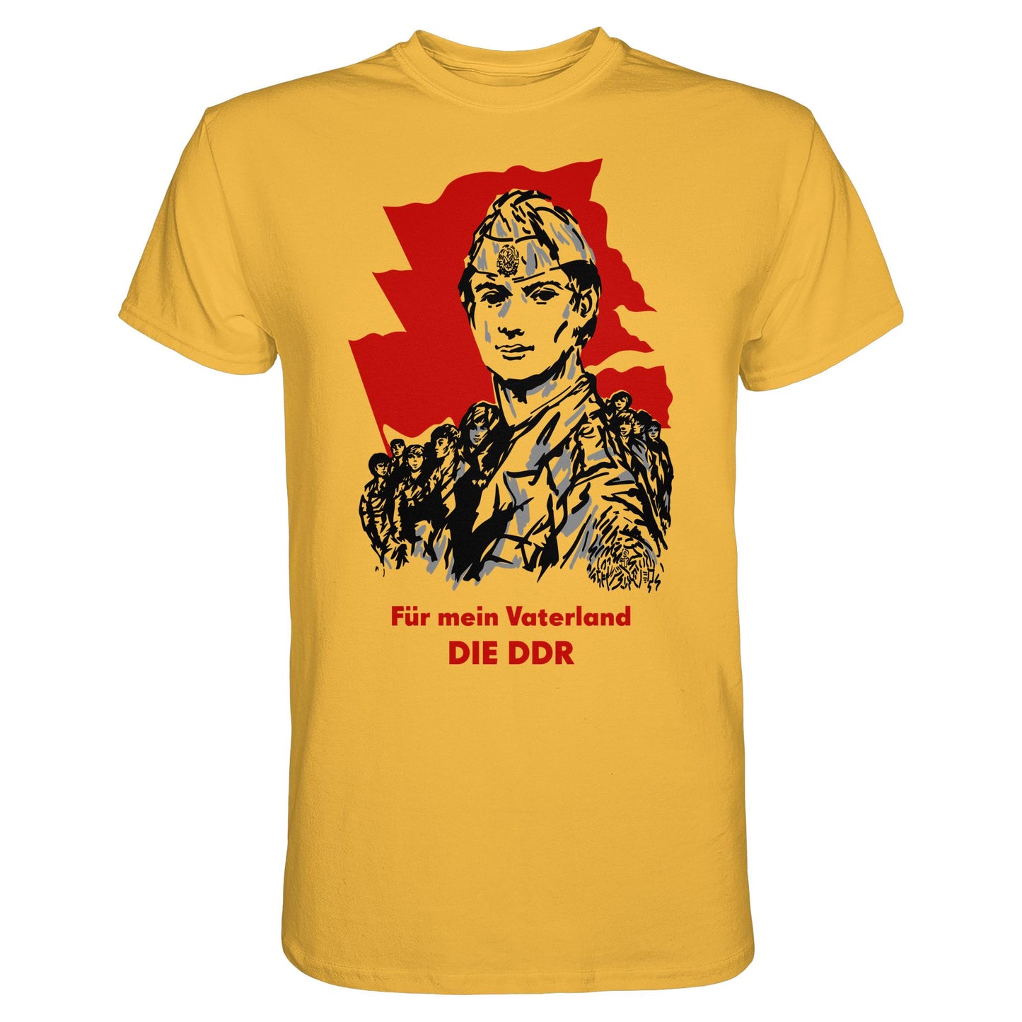 DDR Ostalgie Shirt Unisex • FÜR MEIN VATERLAND - DIE DDR (ORIGINAL GST-PLAKAT)