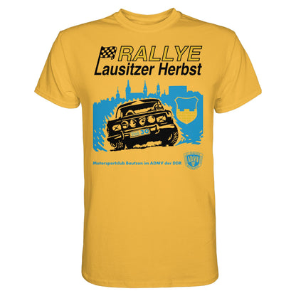 PREMIUM SHIRT UNISEX • RALLYE LAUSITZER HERBST, MOTORSPORTCLUB BAUTZEN