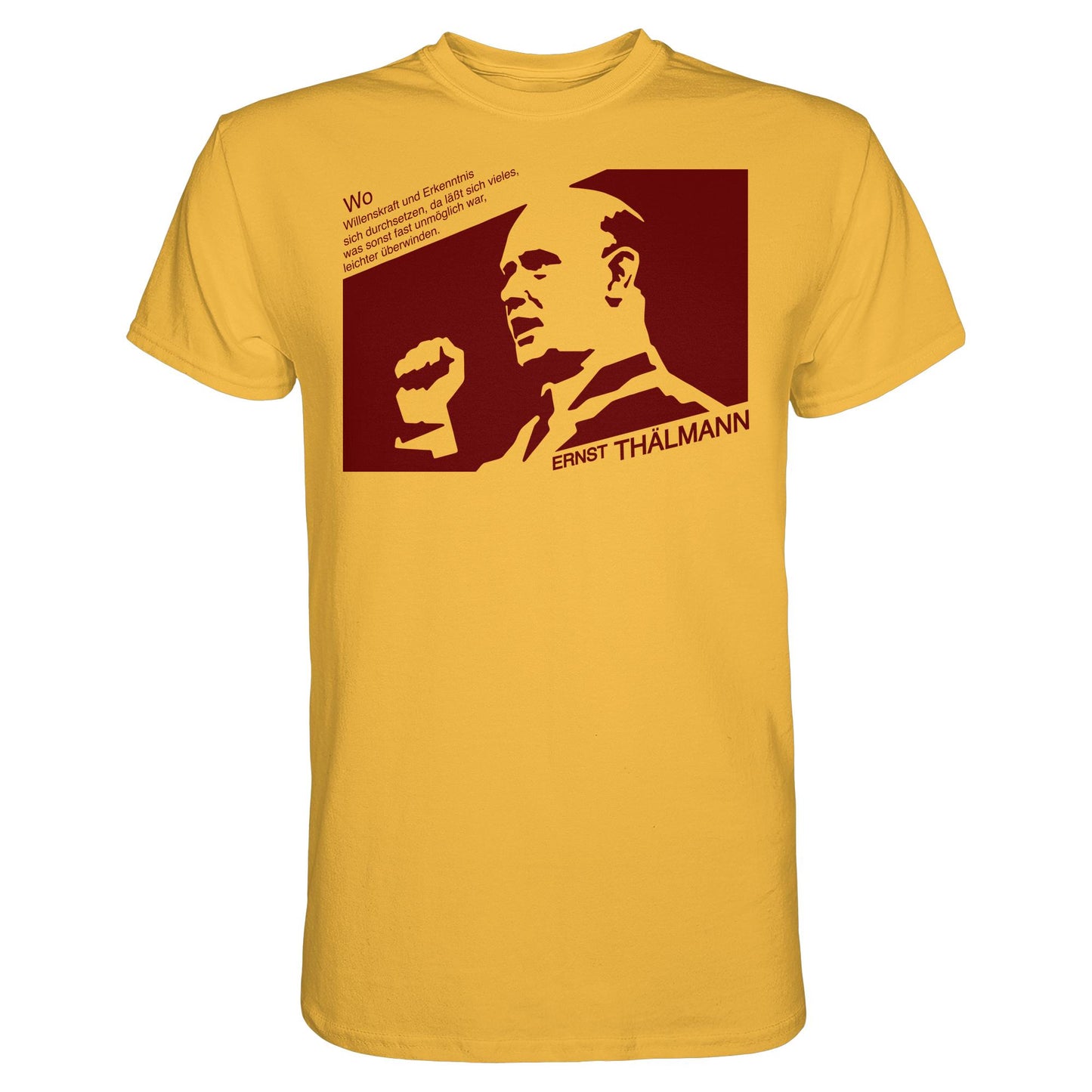 DDR Ostalgie Shirt Unisex • ERNST THÄLMANN - ORIGINAL DDR-PLAKAT