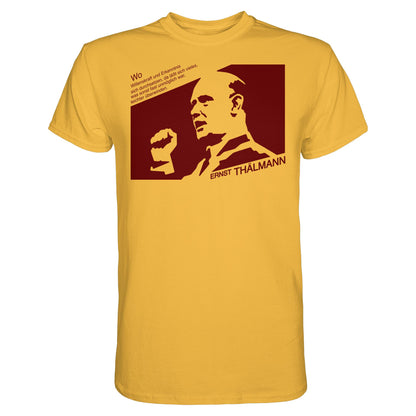 DDR Ostalgie Shirt Unisex • ERNST THÄLMANN - ORIGINAL DDR-PLAKAT